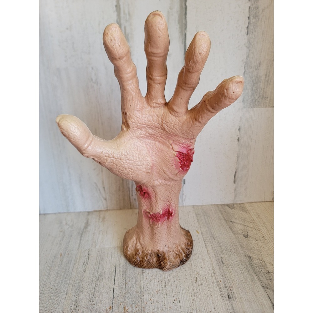 Bloody hand ground lawn zombie limb arm unique home decor figure bone